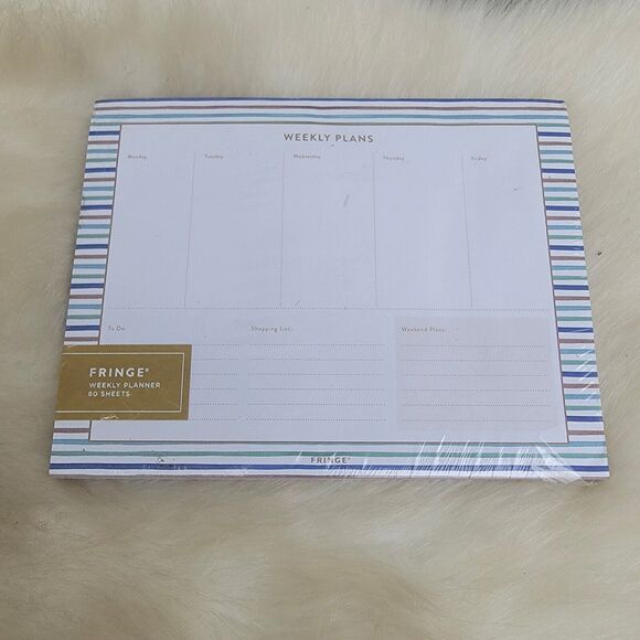 Fringe weekly planner 80 pages . Undated weekly planner refill pages - Picture 1 of 4